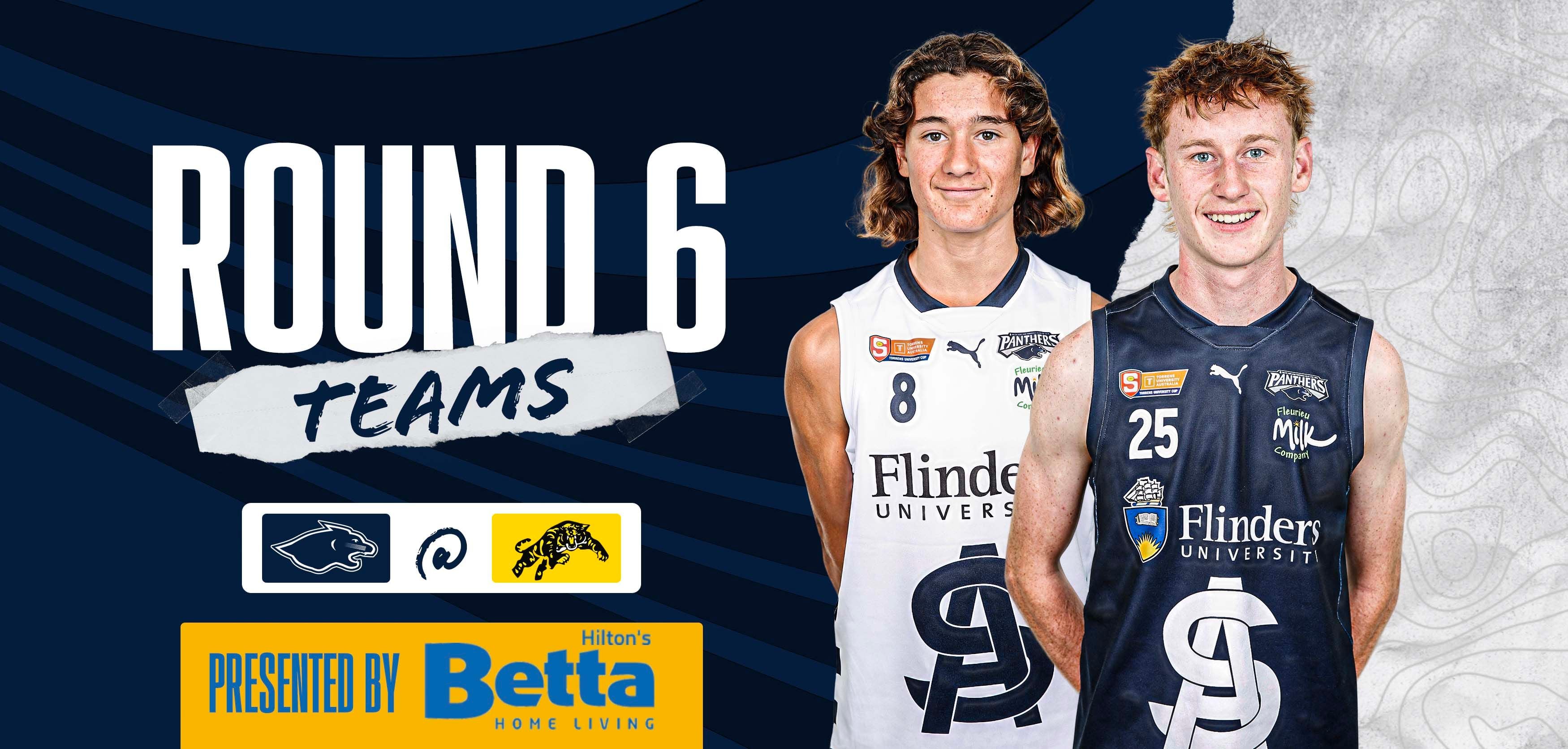 BETTA Teams Selection: Juniors Round 6 v Glenelg BETTA Teams Selection: Juniors Round 6 v Glenelg